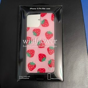 Wildflower Strawberry Case (iPhone 12 Pro Max)